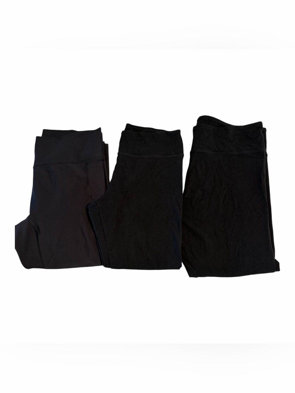 Bundle of Black Leggings 3 Pair size x large